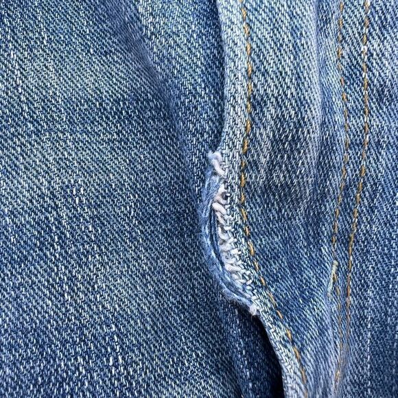 Levi’s Y2K Blue Denim Jean Maxi Skirt Size 9 - Picture 10 of 16